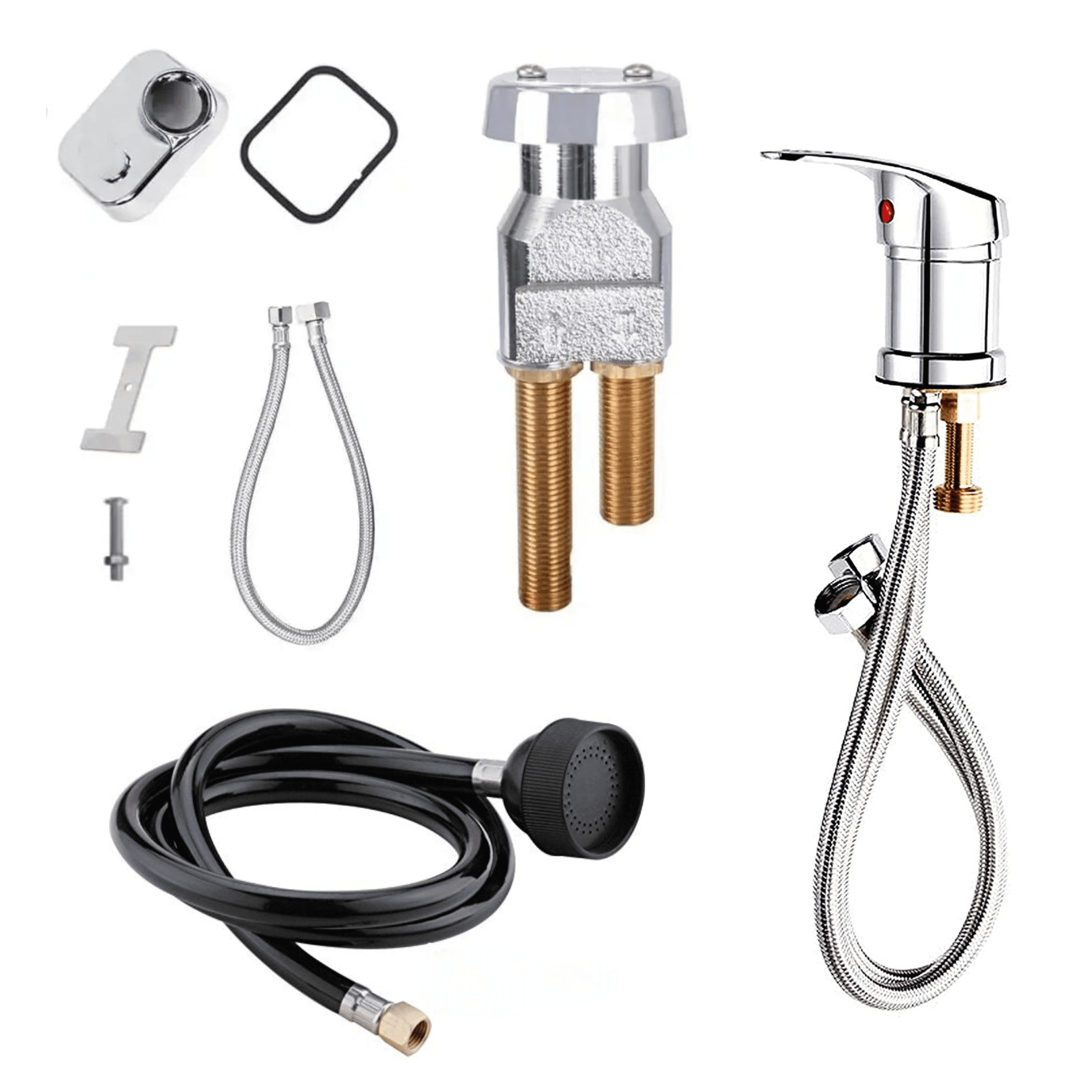 UPC Certified Salon Shampoo Bowl Faucet, Sprayer & Vacuum Breaker