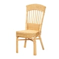 thumbnail image 2 of bali & pari Barito Rattan BOHO Dining Chair, Natural Brown, 2 of 10