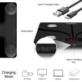 thumbnail image 3 of Báscula inteligente RENPHO para peso corporal, báscula de baño digital recargable por USB-C, monitor electrónico de composición corporal de 13" con aplicación para smartphone, 170 kg, color negro, Eli, 3 of 5