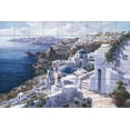 thumbnail image 1 of Tile Mural Kitchen Backsplash - Steps of Santorini - by Sam Park/Soho Editions, 1 of 1