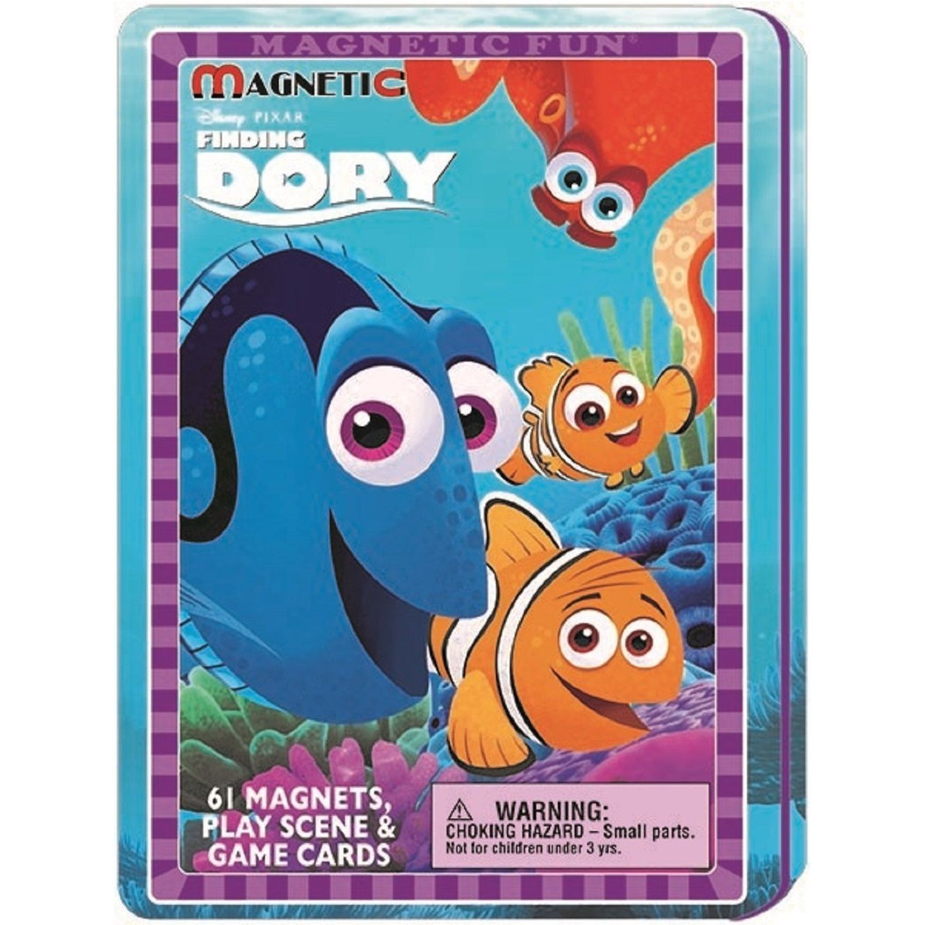 Finding Dory Tin Playset Travel Game by Lee Publications