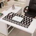 thumbnail image 3 of Long Mouse Pads for Desk,Black White Geometric Pattern Desk Mats on Top Of Desks, Desk Mouse Pad Extra Large with 3mm Non-Slip Base and Stitched Edge for Gaming,Office,Work,Home 31.5"x15.7", 3 of 6
