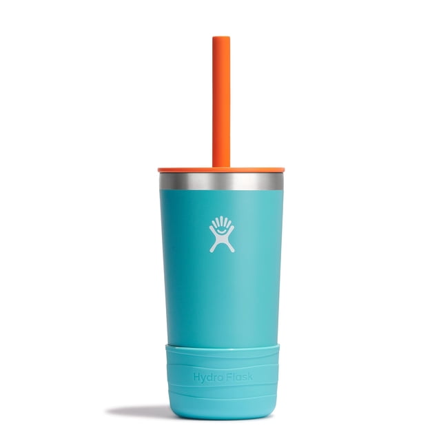 Hydro Flask - Vaso para niños de 12 onzas con pajita y bota
