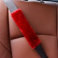 thumbnail image 3 of Nueva Funda Hombro para Seguridad Coche Funda Seguridad Felpa Funda Lana para Otoño E Invierno Par Fundas para Seguridad (burdeos), 3 of 5