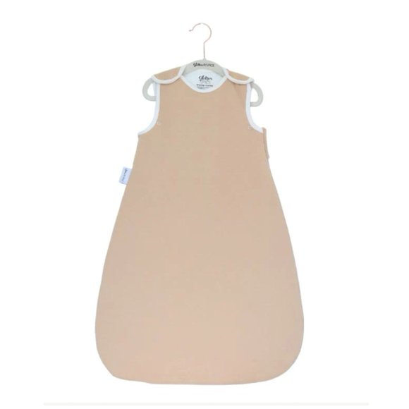 Glitter & Spice Sac de Couchage en Coton Biologique 2.5 ToG - Sable du Désert (0-6 Mois)