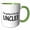 Green/White, variant on 3drose, Im Going to Be an Uncle Black, 11oz Two-tone Green Mug