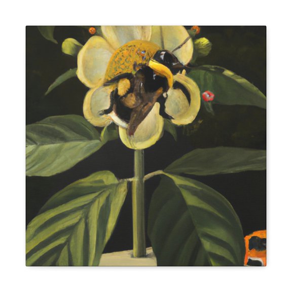 Bumblebee on a Flower - Canvas