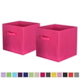 thumbnail image 1 of YOYTOO 2 Pack Collapsible Cube Fabric Storage Bins, 11 Inch Collapsible Storage Bins, 1 of 7