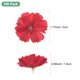 thumbnail image 3 of Uxcell 100 Paquete Cabezas de Flores Artificiales Cabeza de Ciruelo de Seda Falsa Roja, 3 of 7