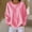 Watermelon Red, variant on Dolkfu Pull-on Women Clothing Retro Beige Crew Neck Long Sleeve Blouses & Tops Modern Solid Minimalist Tops Beige,L