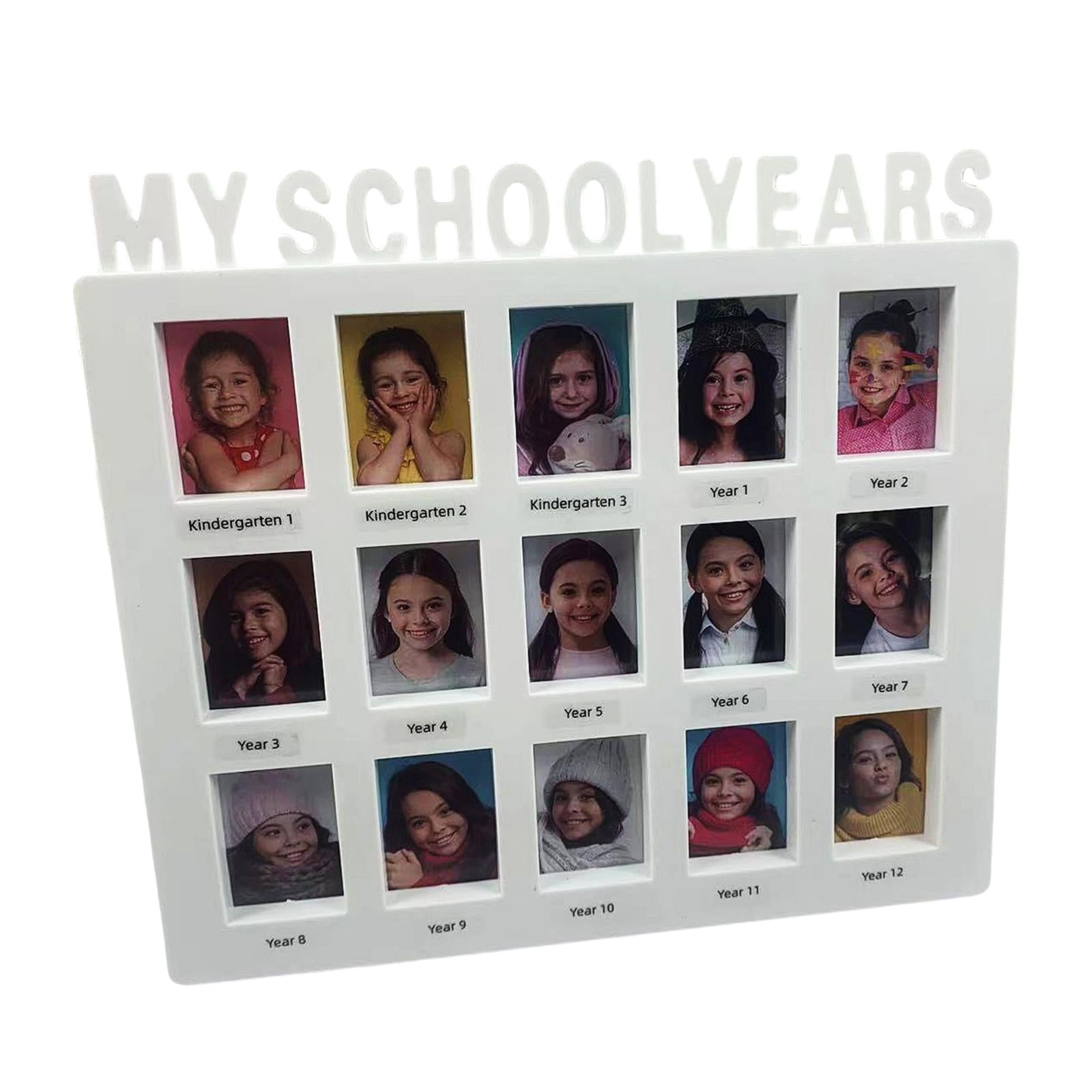 School Years Picture Frame Kindergarten to 12TH Grade Picture Frame