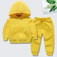 thumbnail image 2 of Mercatoo Baby Girls Boys Toddler Sweatsuit Set Hoodie Sweatshirt 2pc 2025 Fall Winter Sweatpants Jogger Set Cute 𝐀thletic Tracksui𝐭, 2 of 9