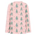 thumbnail image 4 of FDGIU Cute Christmas Graphic Tee for Women, Long Sleeve Crewneck Blouse, Cozy Loose Fit for Holiday Parties, 4 of 5