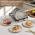 thumbnail image 6 of Vesteel Dinner Plates Set of 6, 7.9inch Ceramic Stoneware Sets for Home Restaurant, Farmhouse Dinnerware for Serving Steak, Pizza, Dishwasher & Microwave Safe, 6 of 8