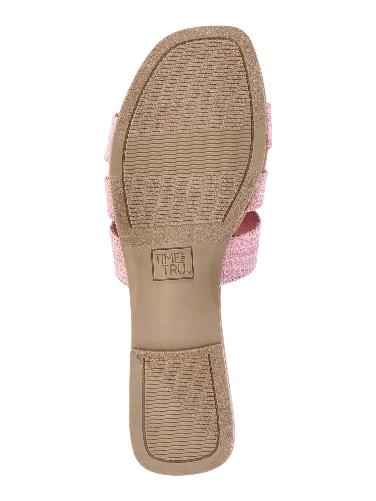Time and Tru Women's Hardware Slide Sandals