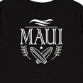 thumbnail image 4 of Inktastic Maui Hawaii Surfing Boys or Girls Long Sleeve Toddler T-Shirt, 4 of 5