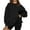 Black, variant on Baqcunre Hoodies For Women Women'S Full Sleeve Round Neck Shirt Loose Shirt Pattern Sweatshirt Jumper Loose Plus Fleece Super Clothes Sweatshirt For Women Fall Clothes For Women 2023 Beige L
