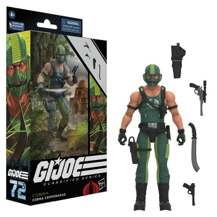 G.I. Joe Classified Series Cobra Copperhead , Collectible G.I. Joe Action Figures (6”), 72