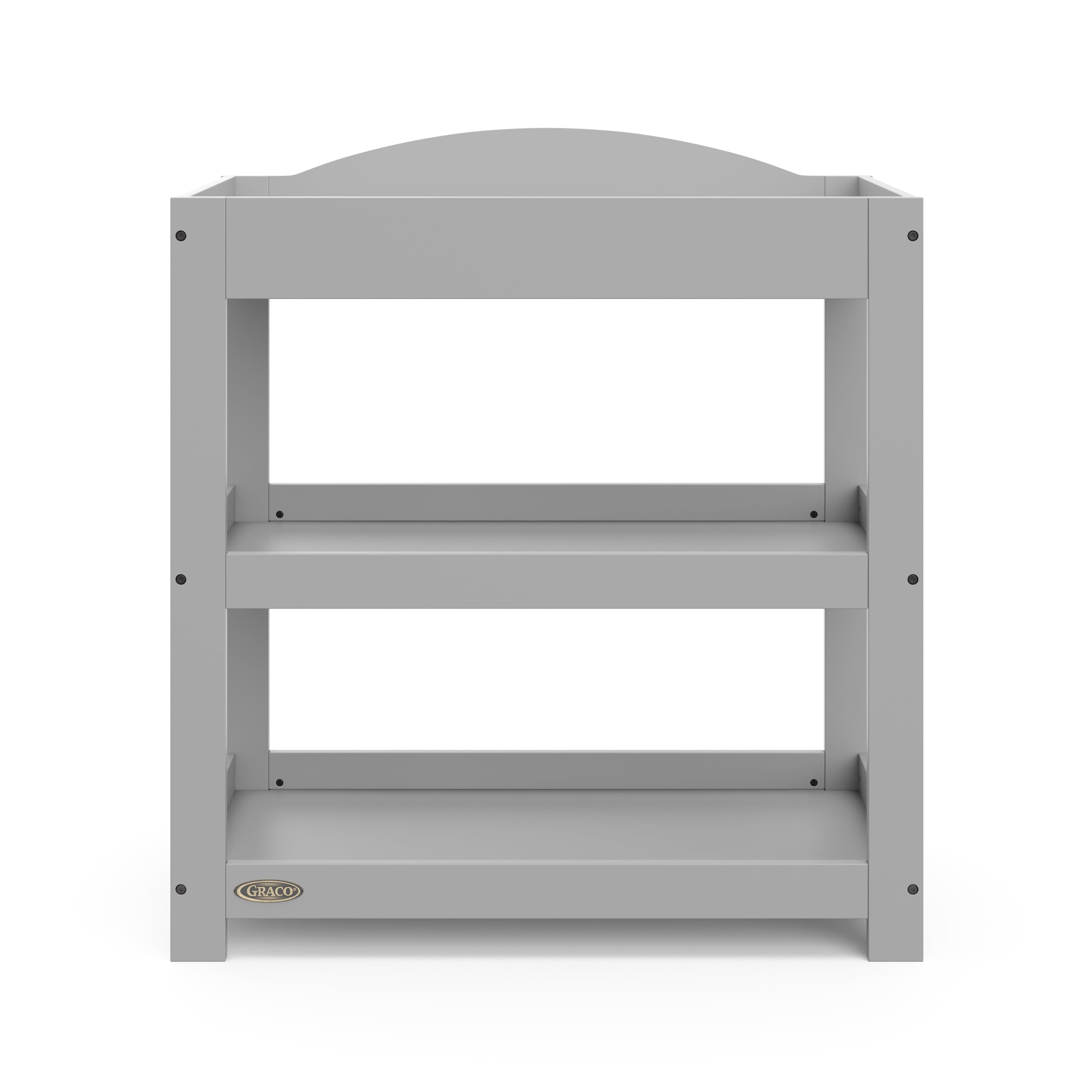 Graco Customizable Infant Changing Table with Changing Pad, Pebble Gray