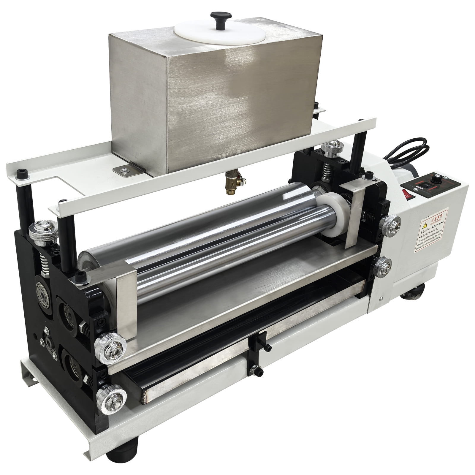15.35 Inch Automatic Glue Coating Machine Double-Sided Steel Rollers for Paper Leather
