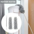 thumbnail image 1 of CNKOO Long Telescopic Extendable Feather Duster Bendable Microfiber Duster with Stainless Steel Extension Pole Up to 110‘‘ Cobweb Brush Static Hand Duster for Cleaning Ceiling Fan Cars Fu, 1 of 9