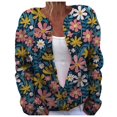 thumbnail image 2 of Pyhlmscde Women's Fall Cute Open Front Knit Cardigan Sweater, Cardigan Sweaters for Women, Fall Clothes, Womens Cardigan Sweaters, 2 of 5