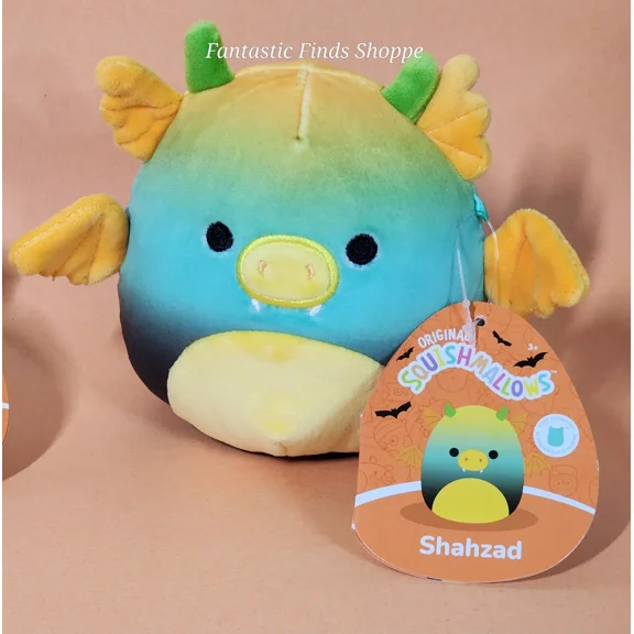 Squishmallows Shahzad the Dragon Gargoyle 4" NWT Halloween First To Market