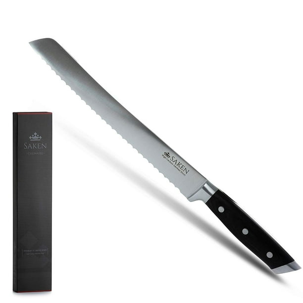 SAKEN Bread Knife 10 inch serrated Kitchen Bread Knife in Luxury