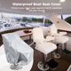 thumbnail image 2 of Funda para asiento de barco Timcorr impermeable para silla de banco de capitán pontón 24''x22''x25'', 2 of 6