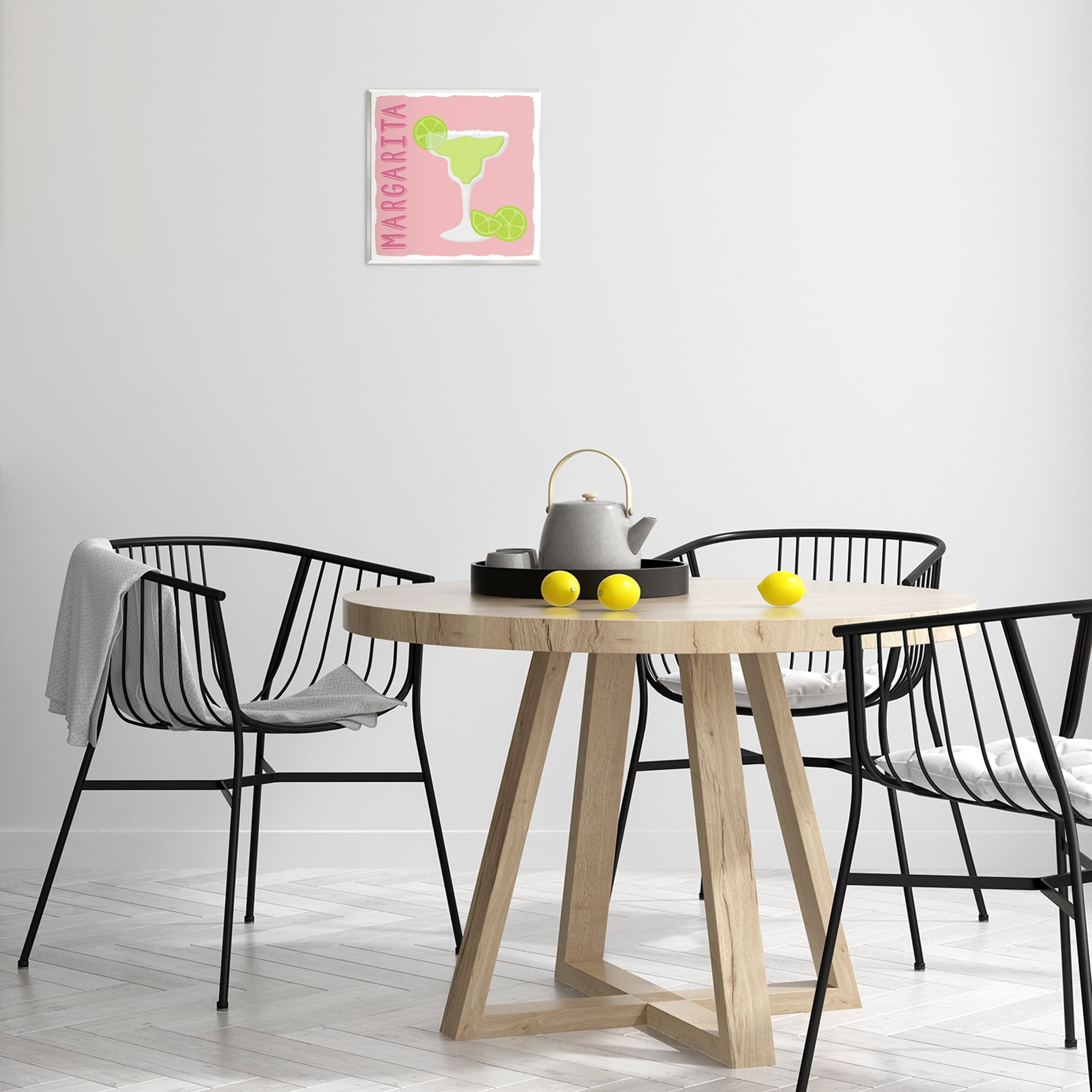 Stupell Industries Margarita Cocktail with Limes Food & Beverage Painting Unframed Art Print Wall Art, 12 x 12