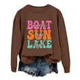 thumbnail image 4 of Women'S Sweatshirt Sweat Shirts Women Long Sleeve Pullover Women Coffee Crewneck Sweatshirts Womens Winter Sweatshirt Casual Wear, 4 of 4