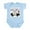 Sky Blue, variant on - My Daddy's A Police Officer Infant Bodysuit - Baby Light Bodysuit, Size Newborn - 24 Months