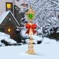 thumbnail image 2 of National Tree Company 60" Holiday Wire Lamppost Decoration w/LED Lights, 2 of 7