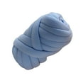 thumbnail image 2 of Hilo grueso para tejer a mano para mantas con nudo trenzado, hilo grueso jumbo Azul, 2 of 9