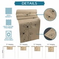 thumbnail image 6 of Black Khaki Table Runner 72 Inches, Spring Flora Bed Runner Dresser Scarves Tabletop for Indoor Outdoor Parties/Ceremony/Banquet, 18" x 72", 6 of 8