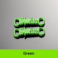 thumbnail image 1 of 1 par DIY letras cordones hebilla decoraciones zapatillas Kits Metal encaje hebilla elegante deportes Metal Kits cordones accesoriosChina Gao Jinjia LED, 1 of 2