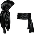 thumbnail image 2 of Kids Pirate Headband with Sash Two Piece Set Pirate Costume Halloween Cosplay Halloween Costume, 2 of 7