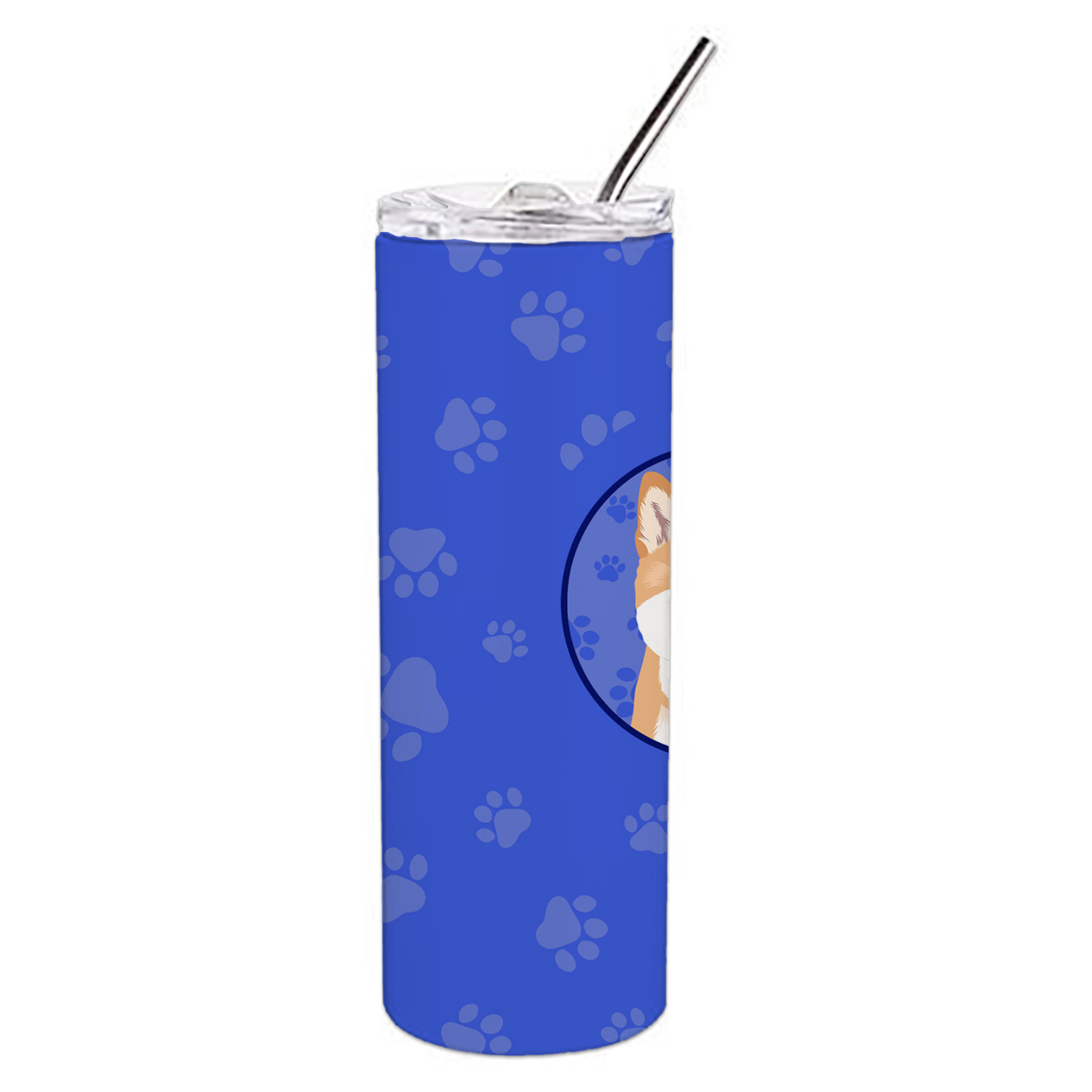 Shiba Inu Red #1  Stainless Steel 20 oz Skinny Tumbler 3 in x 8.25 in