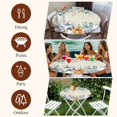 thumbnail image 7 of Thanksgiving Pumpkin Round Tablecloth, Fitted Table Cover with Elastic for 36"-44" Round Tables, Fall Eucalyptus Leaves Retro Beige Table Cloth Outdoor Indoor Dinning Party Waterproof Tablecloths, 7 of 7
