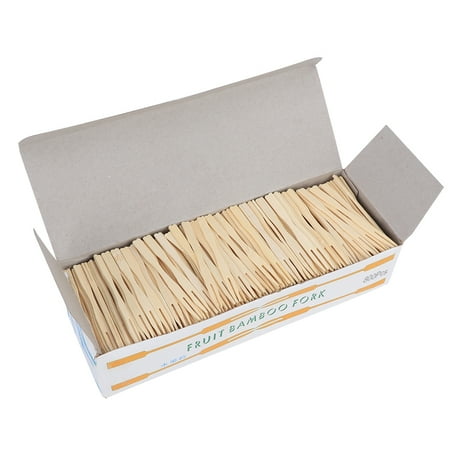 

Bamboo Forks Degradable Bamboo Dessert Forks Tableware Kitchen Accessories For Home