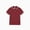 Burgundy, variant on PatPat Boys Polo Shirts Short Sleeve Collared Button Placket School Tops7-8Y