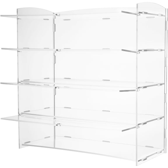 Pastry Display Case, 3-Tier Commercial Countertop Bakery Display Cases, Acrylic Display Box, for Homes, Retail Stores, Trade Shows, Store Displays, 18.7 x 8.46 x 19.7inch