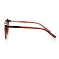 thumbnail image 3 of IVYTIG Lightweight Narrow Fit Retro Pantos Men Women's Polarized Sunglasses, Round Shape, Transparent Brown, 3 of 7