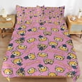 thumbnail image 6 of Aggretsuko Duvet Cover Set 3-Piece Bedding Set Soft Warm And Comfortable Soft Bed Set with 1 Duvet Cover And 2 Pillowcases for Bedroom All Season, 6 of 8