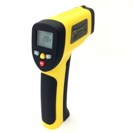 PerfectPrime TM0817 Accurate Digital Surface Temperature Non-contact Infrared IR Thermometer Dual Laser Pointer Gun -50 to (Best Non Contact Thermometer)