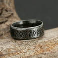 thumbnail image 4 of 1pc Norse Viking Amulet Rune Ring for Men - Fashionable and Protective Jewelry, 4 of 5