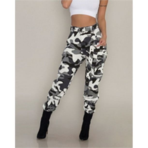 Army print on sale jeans