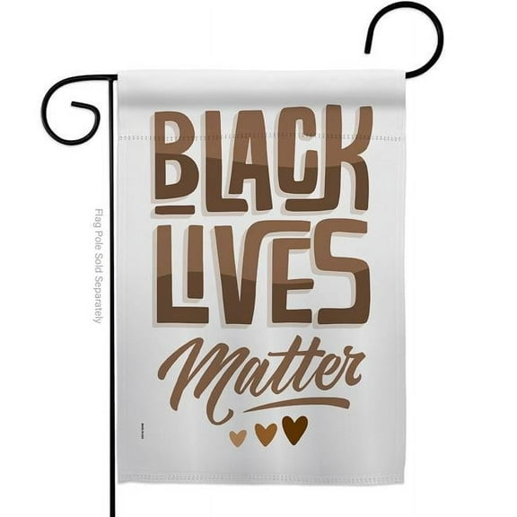 USA Decoration G170057-BO 13 x 18.5 in. Love BLM Black History Lives Matter Double-Sided Decorative Vertical Garden Flags - House Decoration Banner Yard Gift