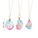 thumbnail image 4 of Oro Natural Colgante Piedra Chapado Cuarzo Collar Arco Iris Cristal Collares Colgantes, 4 of 7