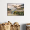 thumbnail image 6 of Misty Forest Valley Canvas Wall Art, Foggy Autumn Trees Print, Serene Nature Landscape Artwork for Living Room Bedroom Office Decor, Ready to Hang, 6 of 6